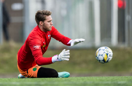 Helsingborgs målvakt Kalle Joelsson