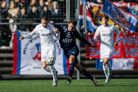 Helsingborgs Arian Kabashi och Örgrytes Noah