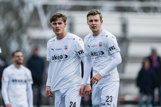 Helsingborgs Daniel Bergman och William Westerlund