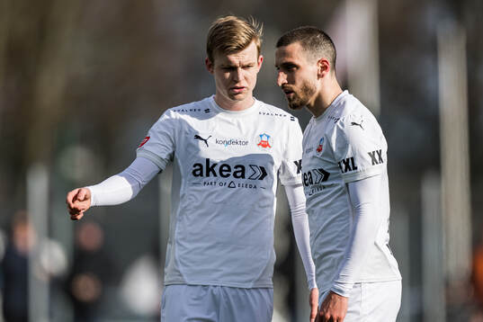 Helsingborgs William Westerlund  och Arian Kabashi