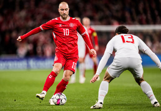Christian Eriksen of Denmark