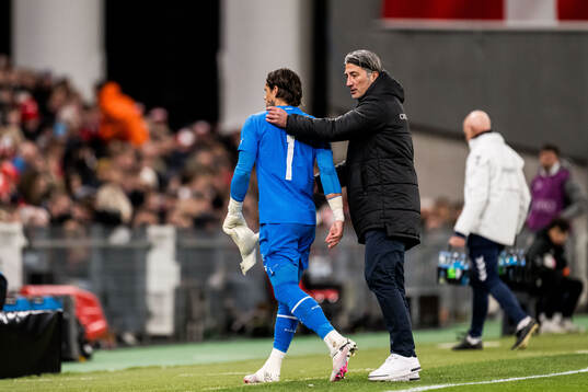 Goalkeeper Yann Sommer and Head coach Murat Yakin of