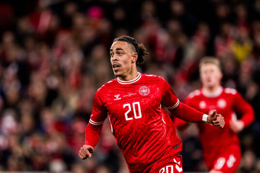 Yussuf Poulsen of Denmark