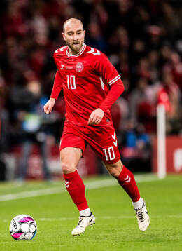 Christian Eriksen of Denmark