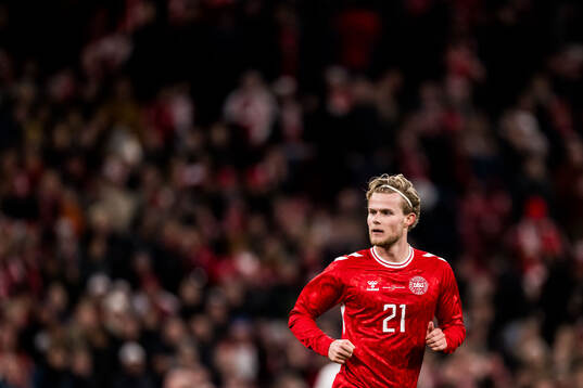 Morten Hjulmand of Denmark