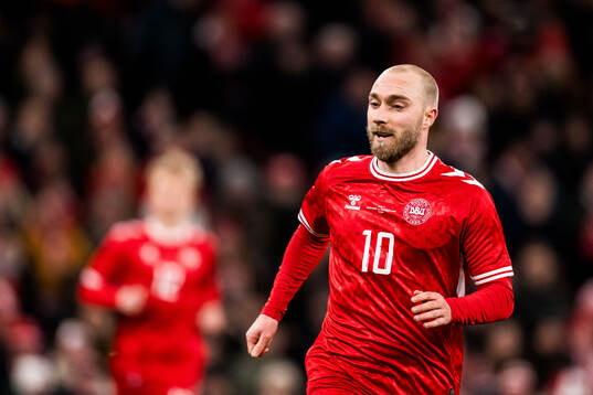 Christian Eriksen of Denmark
