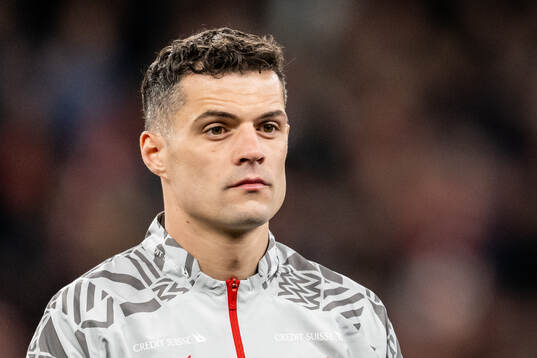 Granit Xhaka of Switzerland