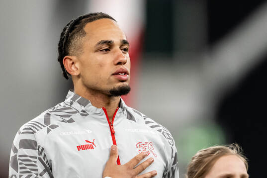 Noah Okafor of Switzerland