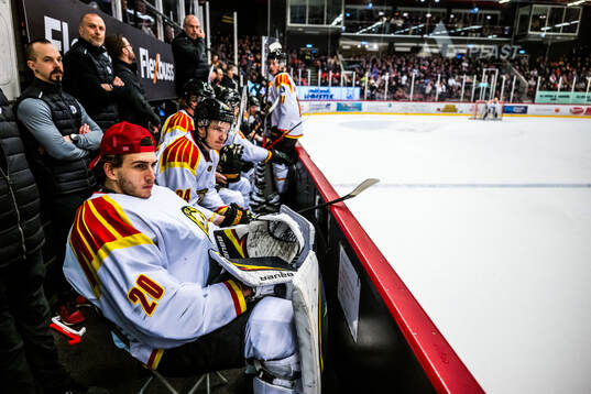 Brynäs målvakt Damian Clara