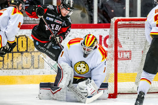Brynäs målvakt Jared Coreau
