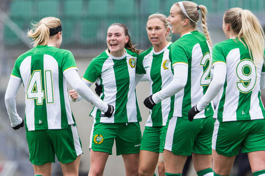 Hammarbys Smilla Vallotto jublar