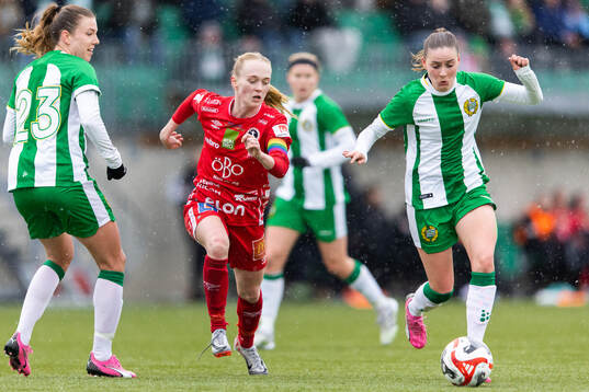 Hammarbys Emma Westin, Örebros Minea Lassas och Hammarbys