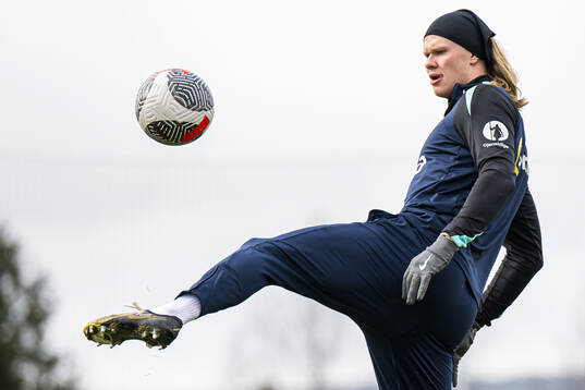 Erling Braut Haaland of the Norwegian national football team