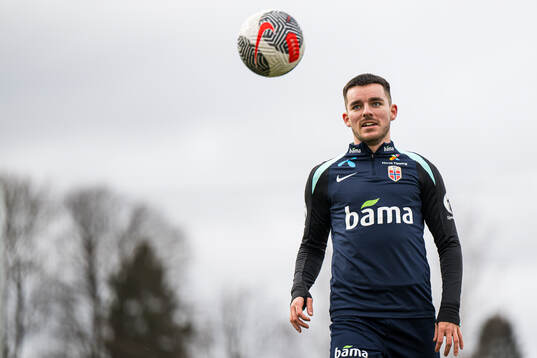 Hugo Vetlesen of the Norwegian national football team