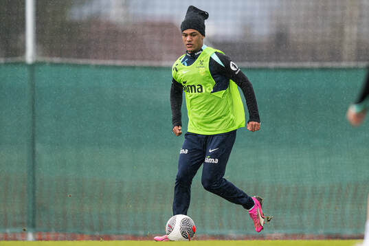 Oscar Bobb of the Norwegian national football team