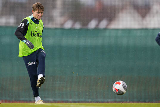 Martin Ødegaard of the Norwegian national football team