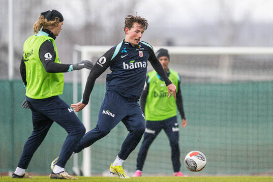 Sander Berge of the Norwegian national football team