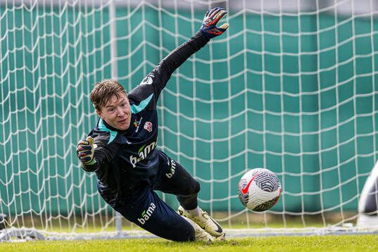 Mathias Dyngeland of the Norwegian national football team