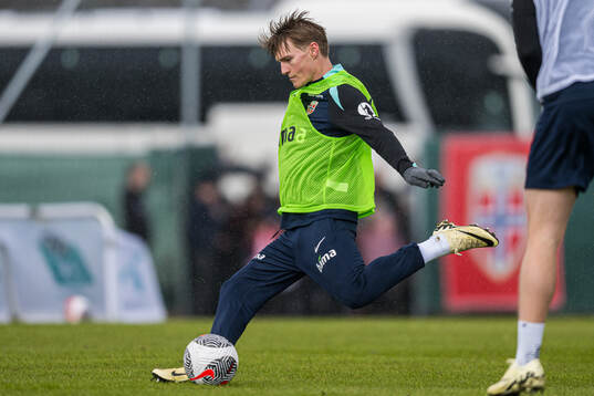Martin Ødegaard of the Norwegian national football team