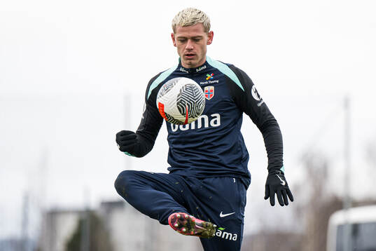 Julian Ryerson of the Norwegian national football team