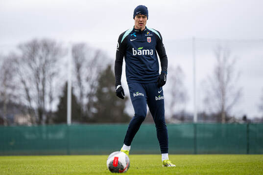 Jørgen Strand Larsen of the Norwegian national football