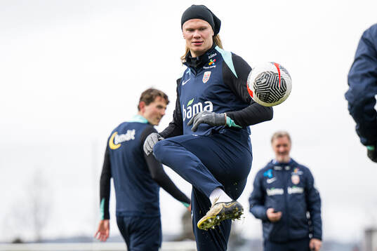 Erling Braut Haaland of the Norwegian national football team