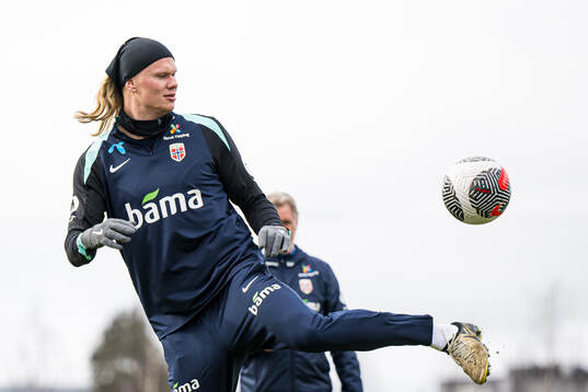 Erling Braut Haaland of the Norwegian national football team