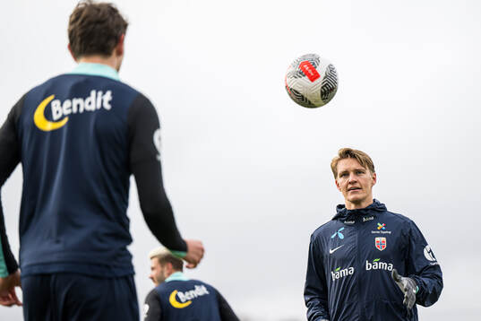 Martin Ødegaard of the Norwegian national football team