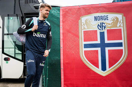 Kristoffer Vassbakk Ajer of the Norwegian national football