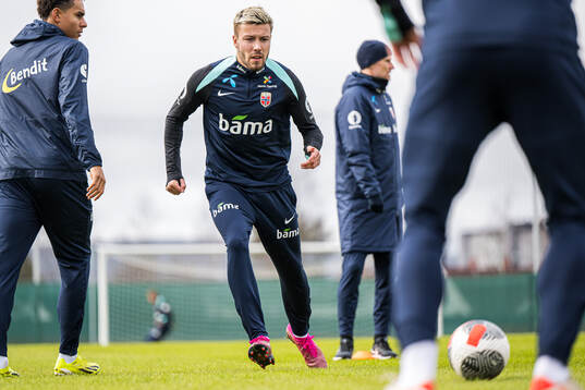Fredrik Bjørkan of the Norwegian national football team
