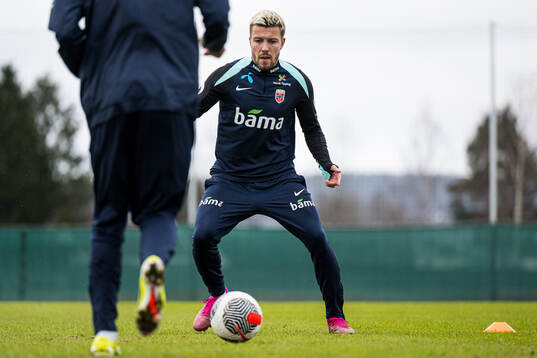 Fredrik Bjørkan of the Norwegian national football team