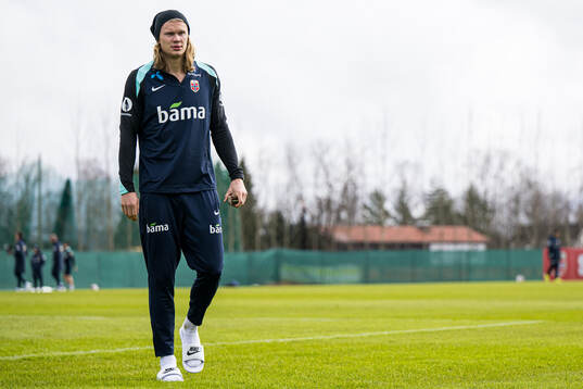 Erling Braut Haaland of the Norwegian national football team