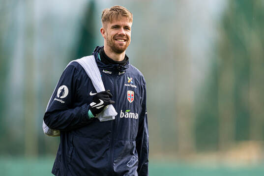 Kristoffer Vassbakk Ajer of the Norwegian national football