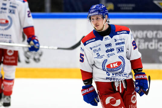 Oskarshamns Nick Olesen deppar