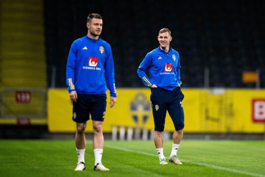 Emil Krafth of the Swedish men's national football team