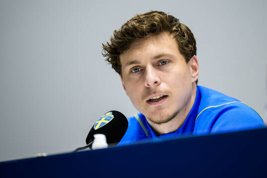 Victor Nilsson Lindelöf of the Swedish men's national