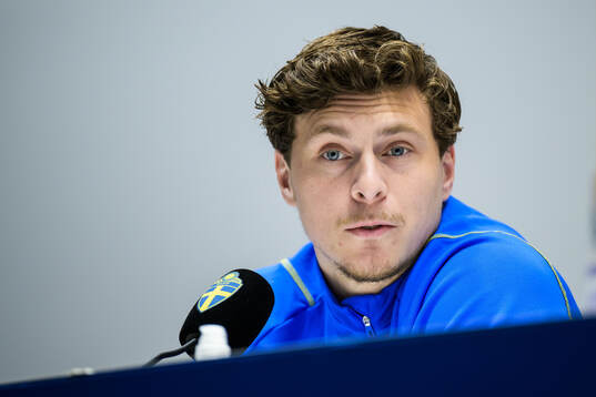 Victor Nilsson Lindelöf of the Swedish men's national