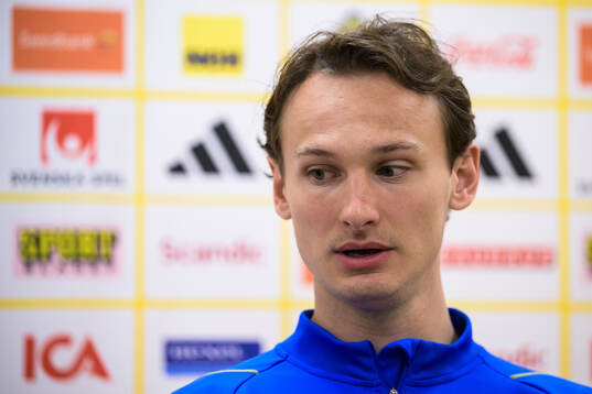 Hjalmar Ekdal of the Swedish men's national football team