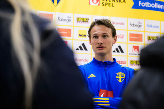 Hjalmar Ekdal of the Swedish men's national football team