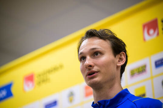 Hjalmar Ekdal of the Swedish men's national football team