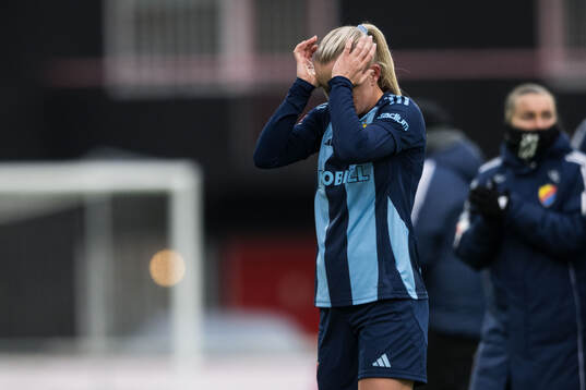 Djurgårdens Zara Jönsson deppar
