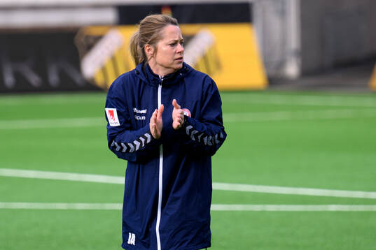 Kristianstads  tränare Johanna Almgren