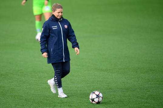 Kristianstads assisterande tränare Sandra Wuopio