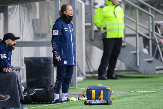 Kristianstads tränare Johanna Almgren