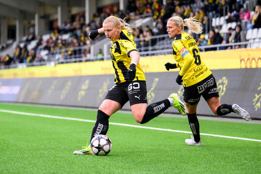 Häckens Johanna Fossdalsá Sørensen och Josefine Rybrink