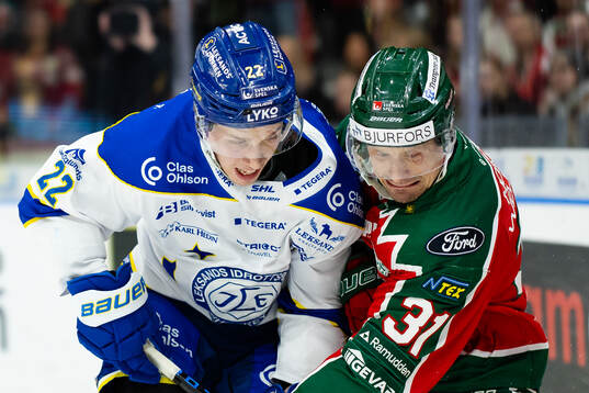 Leksands Lukas Vejdemo och Frölundas Nicklas Lasu