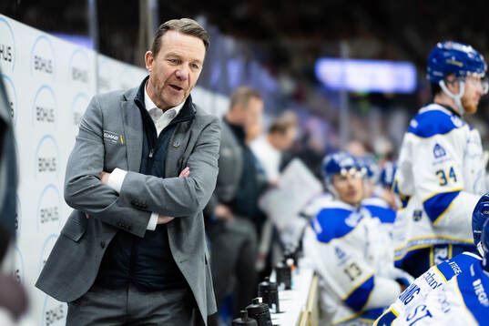 Leksands tränare Charles Berglund