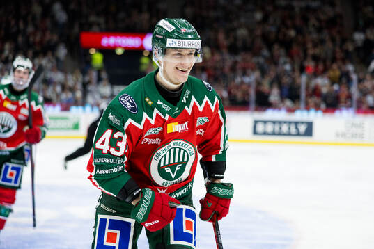 Frölundas Tom Nilsson jublar