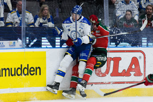 Leksands Anton Johansson och Frölundas David Edstrom