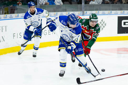 Leksands Kalle Östman och Frölundas David Edstrom